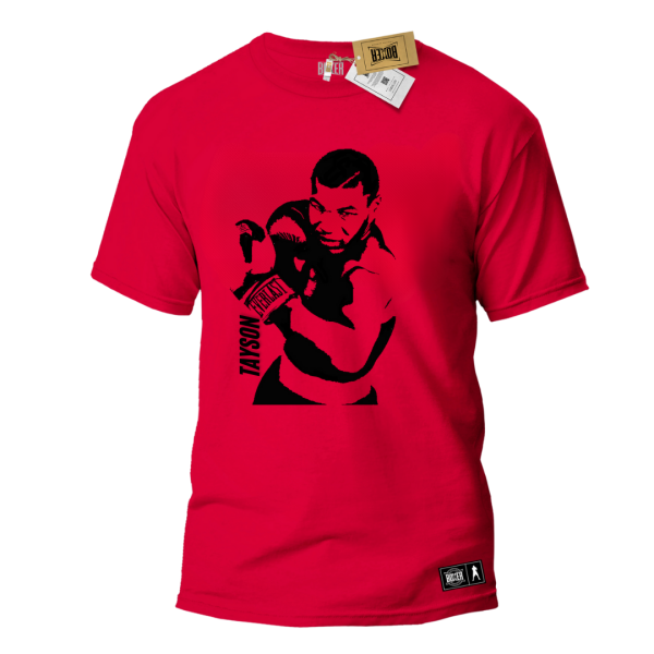 BOXER T-shirt Tayson red & white